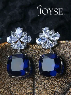 14K Gold-Plated CZ earings
