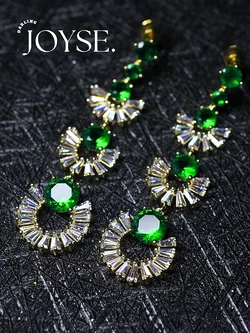 14K Gold-Plated CZ earings