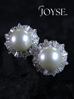 14K Gold-Plated CZ earings