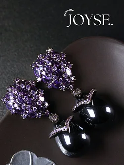 14K Gold-Plated CZ earings