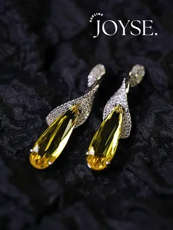 14K Gold-Plated CZ earings