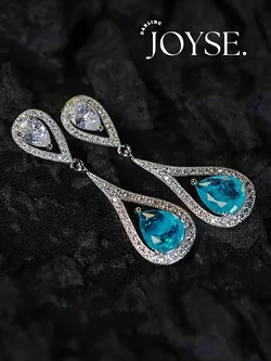 14K Gold-Plated CZ earings