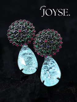 14K Gold-Plated CZ earings