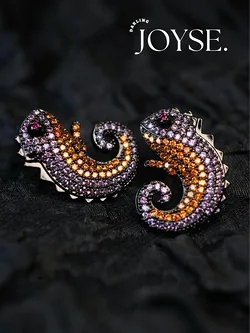 14K Gold-Plated CZ earings