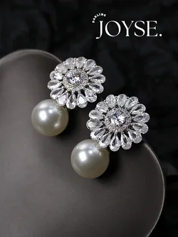 14K Gold-Plated CZ earings