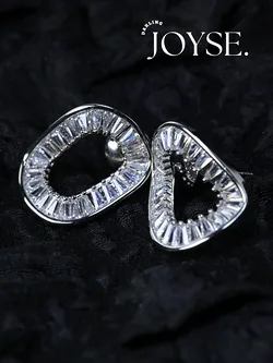 14K Gold-Plated CZ earings