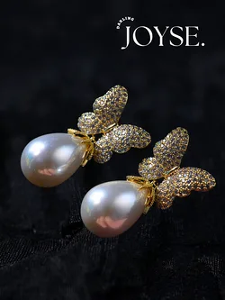 14K Gold-Plated CZ earings