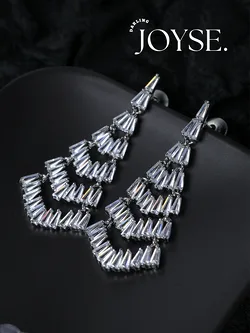 14K Gold-Plated CZ earings