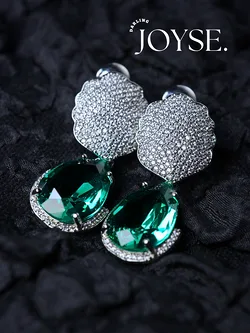 14K Gold-Plated CZ earings