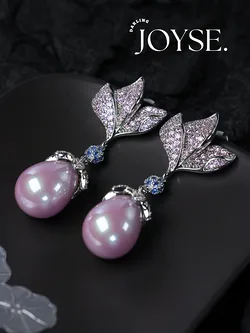 14K Gold-Plated CZ earings