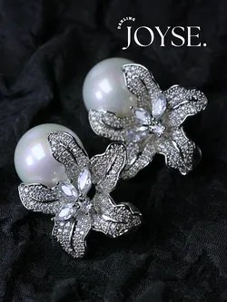 14K Gold-Plated CZ earings
