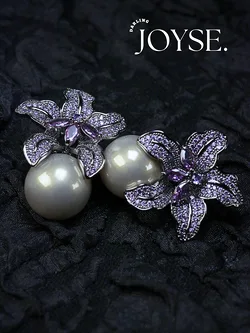 14K Gold-Plated CZ earings