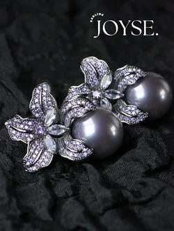 14K Gold-Plated CZ earings