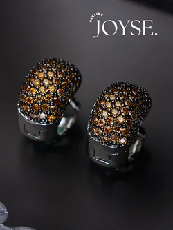 14K Gold-Plated CZ earings