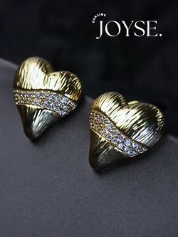 14K Gold-Plated CZ earings