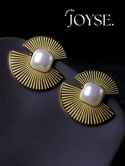 14K Gold-Plated CZ earings