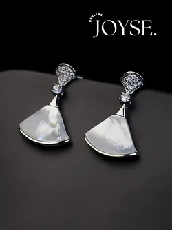14K Gold-Plated CZ earings