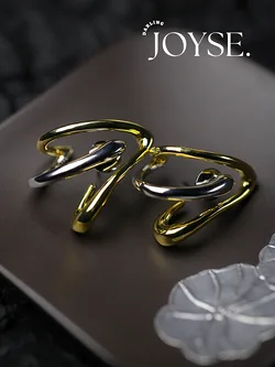 14K Gold-Plated CZ earings