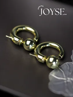 14K Gold-Plated CZ earings