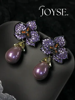 14K Gold-Plated CZ earings