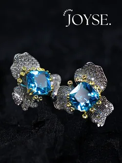 14K Gold-Plated CZ earings