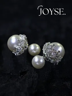 14K Gold-Plated CZ earings