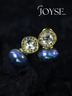 14K Gold-Plated CZ earings