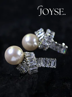 14K Gold-Plated CZ earings
