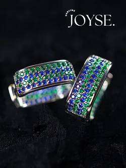 14K Gold-Plated CZ earings