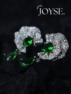 14K Gold-Plated CZ earings