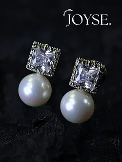 14K Gold-Plated CZ earings