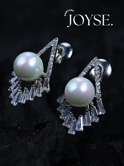 14K Gold-Plated CZ earings