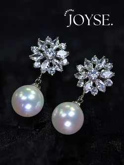 14K Gold-Plated CZ earings